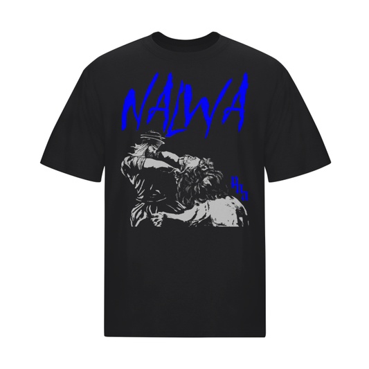"NALWA" Heavyweight Drop Shoulder Tee | Limited Edition (Blue)